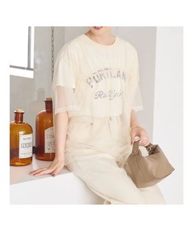 【アメリカンホリック/AMERICAN HOLIC】のチュールオーバーサイズTシャツ 人気、トレンドファッション・服の通販 founy(ファニー) ファッション Fashion レディースファッション WOMEN トップス・カットソー Tops/Tshirt シャツ/ブラウス Shirts/Blouses ロング / Tシャツ T-Shirts カットソー Cut and Sewn カットソー Cut And Sew キャミソール Camisole ギャザー Gather シンプル Simple チュール Tulle トレンド Trend ポケット Pocket ワイド Wide エレガント 上品 Elegant A/W・秋冬 Aw・Autumn/Winter・Fw・Fall-Winter |ID:prp329100004457795