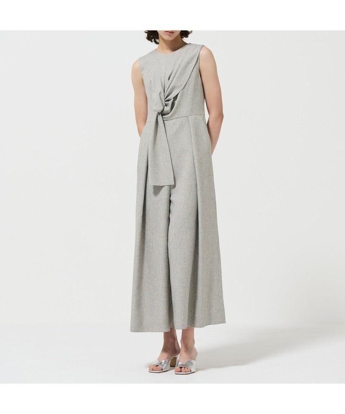 【グレース コンチネンタル/GRACE CONTINENTAL】のリボンサロペット インテリア・キッズ・メンズ・レディースファッション・服の通販 founy(ファニー) https://founy.com/ ファッション Fashion レディースファッション WOMEN ワンピース Dress オールインワン ワンピース All In One Dress サロペット Salopette おすすめ Recommend サロペット Overalls フロント Front リボン Ribbon リラックス Relax エレガント 上品 Elegant 夏 Summer |ID: prp329100004464873 ipo3291000000031966830