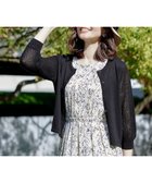【ティアクラッセ/Tiaclasse】の【洗える】メッシュ編みスリーブカーディガン ブラック|ID: prp329100004464955 ipo3291000000033708791