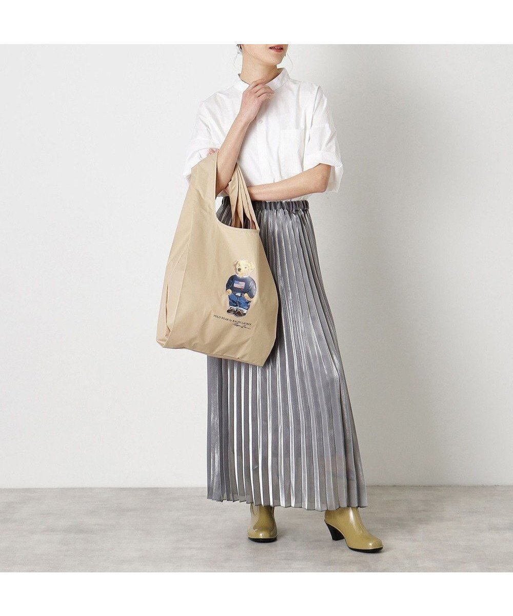 【ムーンバット/MOONBAT】のPOLO RALPH LAUREN リップポケッタブルレインバッグ フラッグベア インテリア・キッズ・メンズ・レディースファッション・服の通販 founy(ファニー) ファッション Fashion レディースファッション Fashion for Women アイビー Ivy Pattern コンパクト Compact, Small Size ニューヨーク New York, NYC Style プリント Print, Printed Pattern 旅行 Travel ベージュ|ID: prp329100004464961 ipo3291000000033514559