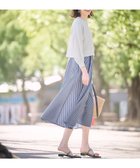 【エニィ スィス/any SiS】の【2SET】シャツワンピ × ニット セット ブルーストライプ×シルバー|ID: prp329100004465156 ipo3291000000032673742