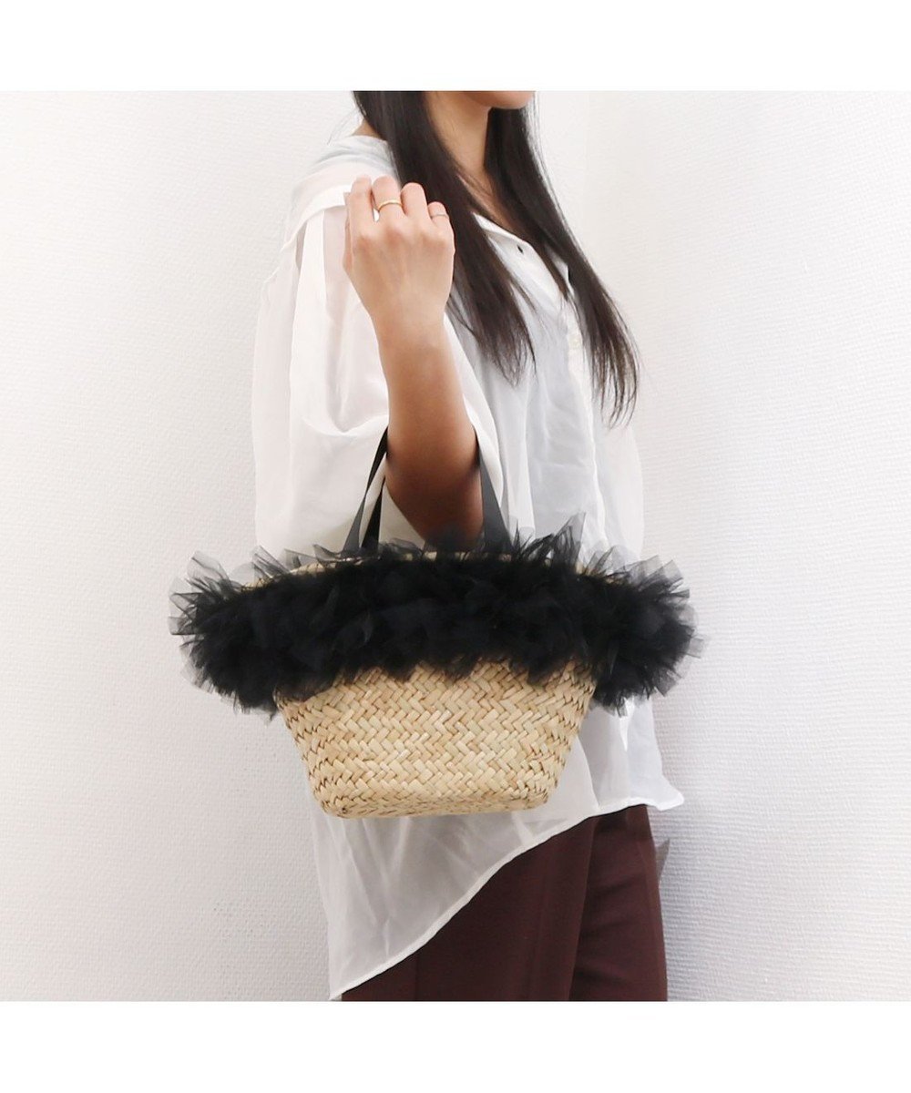 【アンビリオン/UNBILLION】のカカトゥ kakatoo / チュールフリンジカゴバッグ 人気、トレンドファッション・服の通販 founy(ファニー) ファッション Fashion レディースファッション Fashion for Women バッグ Bags 巾着 Drawstring Bag, Kinchaku シンプル Simple, Minimal 財布 Wallet, Purse チュール Tulip, Tulip Motif ハンド Hand, Handmade バレエ Ballet, Ballet Style フェミニン Feminine, Girly フリル Frill, Ruffle ポケット Pocket, Pocket Detail 再入荷 Restock / Back in Stock other-1|ID: prp329100004465179 ipo3291000000033713434