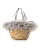 【アンビリオン/UNBILLION】のカカトゥ kakatoo / チュールフリンジカゴバッグ 人気、トレンドファッション・服の通販 founy(ファニー) ファッション Fashion レディースファッション Fashion for Women バッグ Bags 巾着 Drawstring Bag, Kinchaku シンプル Simple, Minimal 財布 Wallet, Purse チュール Tulip, Tulip Motif ハンド Hand, Handmade バレエ Ballet, Ballet Style フェミニン Feminine, Girly フリル Frill, Ruffle ポケット Pocket, Pocket Detail 再入荷 Restock / Back in Stock thumbnail GY|ID: prp329100004465179 ipo3291000000033713439