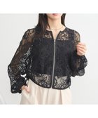 【アースミュージックアンドエコロジー/earth music&ecology】のレースZIPシャツ 人気、トレンドファッション・服の通販 founy(ファニー) ファッション Fashion レディースファッション Fashion for Women トップス・カットソー Cut & Sew Tops シャツ・ブラウス・オフィスカジュアル Elegant Blouses & Button-Ups フェミニン Feminine, Girly ブルゾン Blouson, Bomber Jacket ポケット Pocket, Pocket Detail リボン Ribbon, Bow レース Lace, Lace Fabric 夏 Summer 春 Spring S/S・春夏 SS, Spring/Summer, Warm Season thumbnail Black|ID: prp329100004465193 ipo3291000000033148864