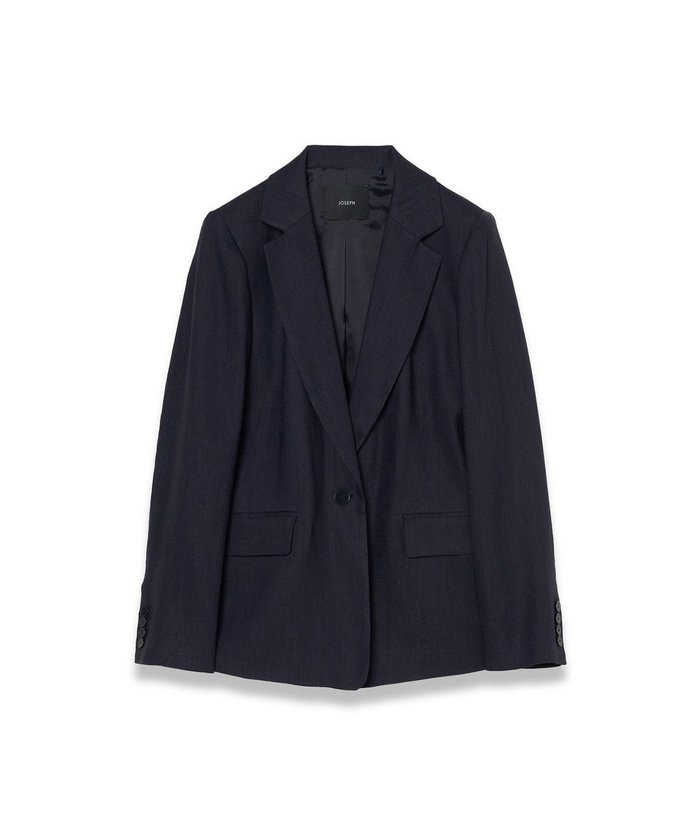 【ジョゼフ/JOSEPH】のストレッチリネン ジャケット インテリア・キッズ・メンズ・レディースファッション・服の通販 founy(ファニー) https://founy.com/ ファッション Fashion レディースファッション WOMEN アウター Coat Outerwear ジャケット Jackets テーラードジャケット Tailored Jackets ジャケット Jacket ストレッチ Stretch センター Center ドレープ Drape フィット Fit フラップ Flap リネン Linen エレガント 上品 Elegant 夏 Summer 春 Spring S/S・春夏 Ss・Spring/Summer |ID: prp329100004465198 ipo3291000000031836915