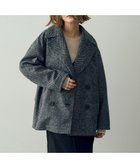 【イェッカ ヴェッカ/YECCA VECCA】のヘリンボーン柄Pコート 人気、トレンドファッション・服の通販 founy(ファニー) ファッション Fashion レディースファッション WOMEN アウター Coat Outerwear コート Coats ジャケット Jackets Pコート Pea Coats ショルダー Shoulder ジャケット Jacket ドロップ Drop バランス Balance ビッグ Big ヘリンボーン Herringbone ベーシック Basic ボンディング Bonding ポケット Pocket 冬 Winter A/W・秋冬 Aw・Autumn/Winter・Fw・Fall-Winter 軽量 Lightweight thumbnail Gray|ID: prp329100004465216 ipo3291000000031286564