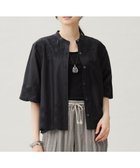 【自由区/JIYU-KU】の【接触冷感・洗える】エンブロイダリーローンシャツ ブラウス ブラック|ID: prp329100004465226 ipo3291000000031708572