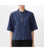【自由区/JIYU-KU】の【カタログ掲載・接触冷感・洗える】エンブロイダリーローンシャツ ブラウス コバルトブルー|ID: prp329100004465226 ipo3291000000032378007