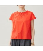 【自由区/JIYU-KU】の【WEB限定・接触冷感・洗える】エンブロイダリーローンプルオーバー ブラウス マンダリン|ID: prp329100004465229 ipo3291000000031834892