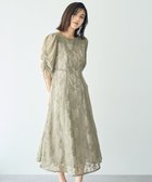 【イェッカ ヴェッカ/YECCA VECCA】のレース切替フレアドレス Khaki|ID: prp329100004465245 ipo3291000000031986032