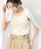 【クラフトスタンダードブティック/CRAFT STANDARD BOUTIQUE】の【抗菌防臭】テレコタンクトップ Ivory|ID: prp329100004465257 ipo3291000000031983467