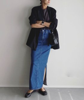 【ウォードブルー/WOADBLUE】のLINE ラインスカート ミッドブルー 人気、トレンドファッション・服の通販 founy(ファニー) ファッション Fashion レディースファッション WOMEN スカート Skirt デニムスカート Denim Skirts エレガント 上品 Elegant スリット Slit デニム Denim トレンド Trend 定番 Standard ラグジュアリー Luxury A/W・秋冬 Aw・Autumn/Winter・Fw・Fall-Winter S/S・春夏 Ss・Spring/Summer 再入荷 Restock/Back In Stock/Re Arrival 夏 Summer |ID:prp329100004465288