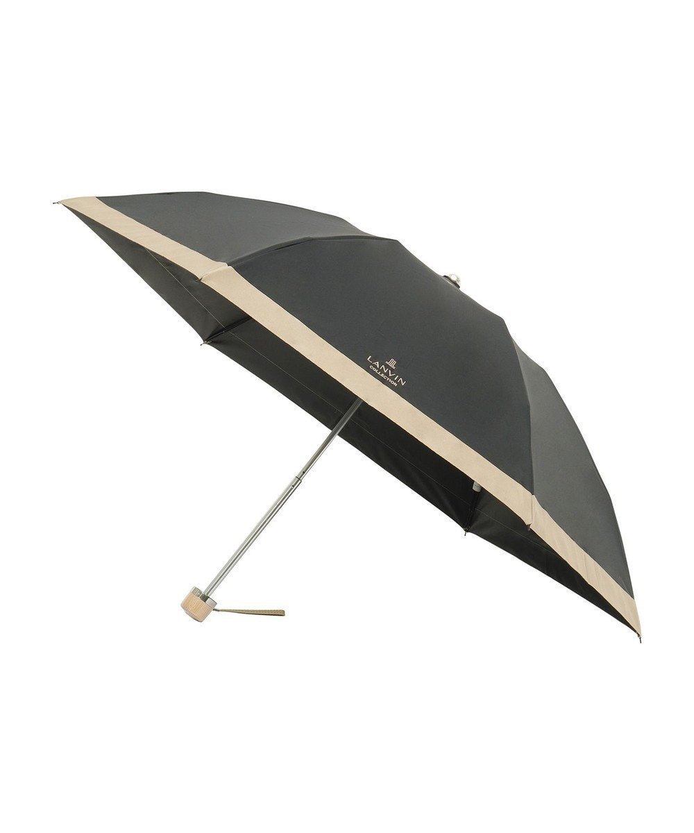 【ムーンバット/MOONBAT】の【晴雨兼用日傘】ランバン コレクション(LANVIN COLLECTION) 折りたたみ日傘 グログランリボン インテリア・キッズ・メンズ・レディースファッション・服の通販 founy(ファニー) 　ファッション　Fashion　レディースファッション　Ladies' Fashion Online　傘 / レイングッズ　Umbrellas/Rainwear　エレガント 上品　Elegant　カッティング　Cutting　コレクション　Collection　スマート　Smart　バランス　Balance　フランス　France　モダン　Modern　ラグジュアリー　Luxury　傘　Umbrella　日傘　Parasol　ブラック|ID: prp329100004465289 ipo3291000000032588344
