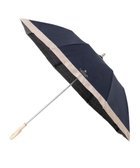 【ムーンバット/MOONBAT】の【晴雨兼用日傘】ランバン コレクション(LANVIN COLLECTION)折りたたみ日傘 グログランリボン ディープブルー|ID: prp329100004465290 ipo3291000000031878321