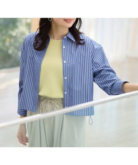 【エニィファム/any FAM】の【洗濯機可】ストライプドロストシャツ 人気、トレンドファッション・服の通販 founy(ファニー) ファッション Fashion レディースファッション Fashion for Women トップス・カットソー Cut & Sew Tops シャツ・ブラウス・オフィスカジュアル Elegant Blouses & Button-Ups おすすめ Recommended / Our Picks インナー Innerwear シルバー Silver, Metallic Silver 夏 Summer 春 Spring S/S・春夏 SS, Spring/Summer, Warm Season 羽織 Haori, Light Jacket |ID:prp329100004465305