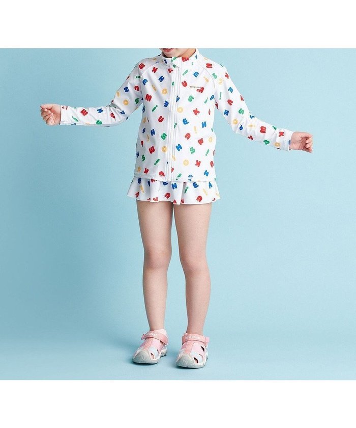 【ミキハウスホットビスケッツ/MIKI HOUSE HOT BISCUITS / KIDS】の【ミキハウス】【80-130cm】 ラッシュガード インテリア・キッズ・メンズ・レディースファッション・服の通販 founy(ファニー) https://founy.com/ ファッション Fashion キッズファッション KIDS カラフル Colorful フィット Fit 夏 Summer 春 Spring S/S・春夏 Ss・Spring/Summer 水着 Swimsuit |ID: prp329100004465638 ipo3291000000031862859