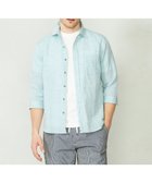 【ジョセフ アブード マウンテン/JOSEPH ABBOUD MOUNTAIN】の【SPACE/UNISEX】カラー豊富! リヨセルリネンサッカー七分袖 シャツ グリーン系|ID: prp329100004465840 ipo3291000000031863882