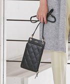 【23区/NIJYUSANKU】の【新色追加】キルティング スマホ ポシェット ブラック系|ID: prp329100004465860 ipo3291000000031970198