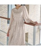 【ティアクラッセ/Tiaclasse】の【洗える】花柄シフォン袖ワンピース アイボリー|ID: prp329100004465904 ipo3291000000031971729