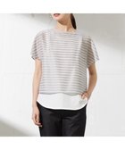 【ジェイ プレス/J.PRESS】のシアーボーダーツイン カットソー モカ系1|ID: prp329100004465935 ipo3291000000034251624