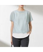 【ジェイ プレス/J.PRESS】のシアーボーダーツイン カットソー シーブルー系1|ID: prp329100004465935 ipo3291000000034251626