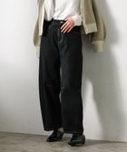 【グリーンパークス/Green Parks】の・ELENCARE DUE デニムバレルレッグパン Black|ID: prp329100004465967 ipo3291000000031951586