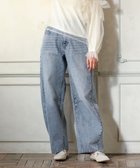 【グリーンパークス/Green Parks】の・ELENCARE DUE デニムバレルレッグパン Light Indigo|ID: prp329100004465967 ipo3291000000031951588