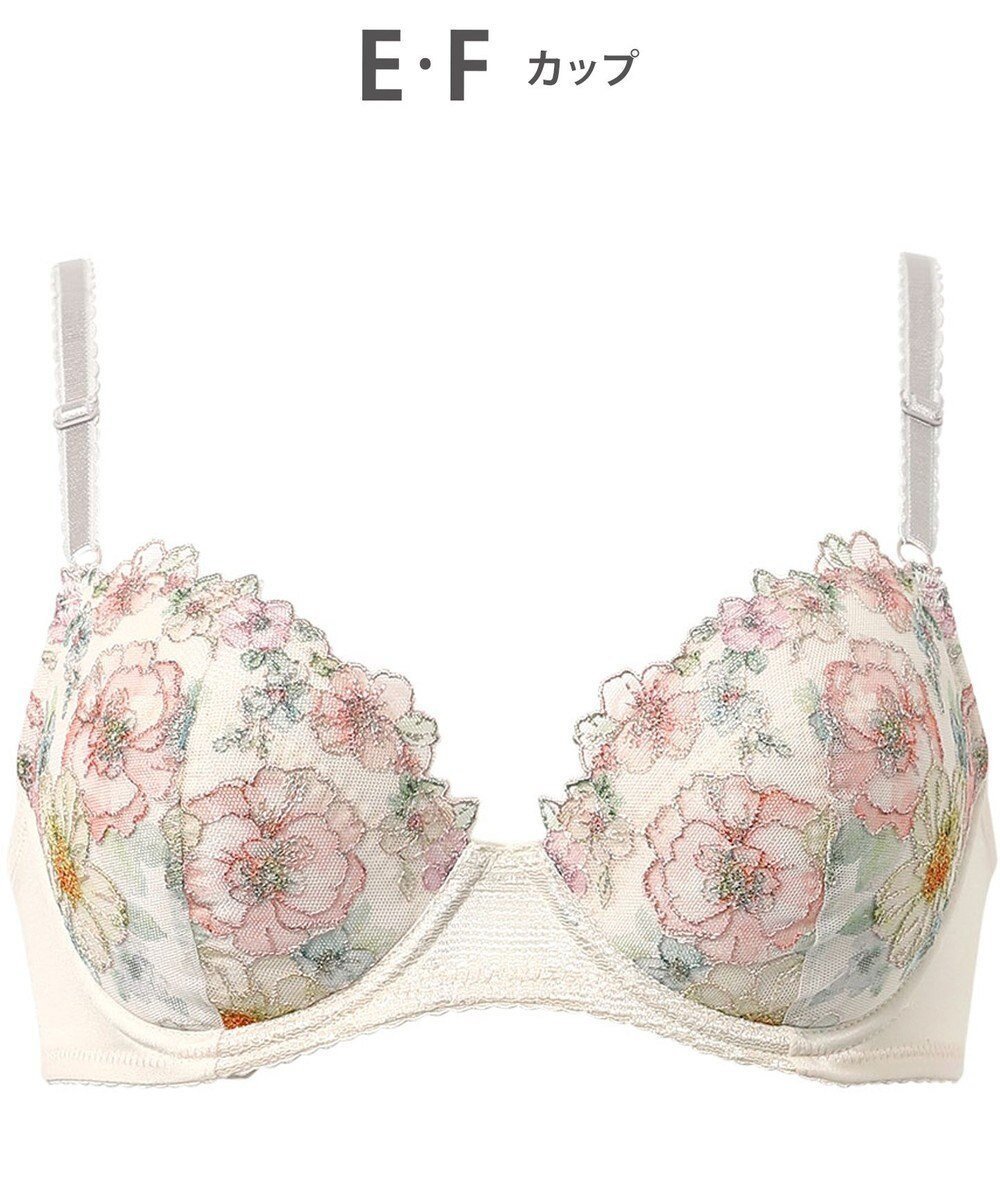 【ウィング/Wing】の【ナチュラルアップブラ】 AA~Gカップ展開 ふっくら自然なまるみでバストアップ KB2060 ウイング/ワコール インテリア・キッズ・メンズ・レディースファッション・服の通販 founy(ファニー) 　ファッション　Fashion　レディースファッション　Fashion for Women　おすすめ　Recommended / Our Picks　なめらか　Smooth, Silky Texture　アンダー　Underwear Essentials　フィット　Fit, Slim Fit　ブラジャー　Bra, Lingerie　ワイヤー　Wire, Wired Bra　エレガント 上品　Elegant　クリーム|ID: prp329100004466014 ipo3291000000035541783