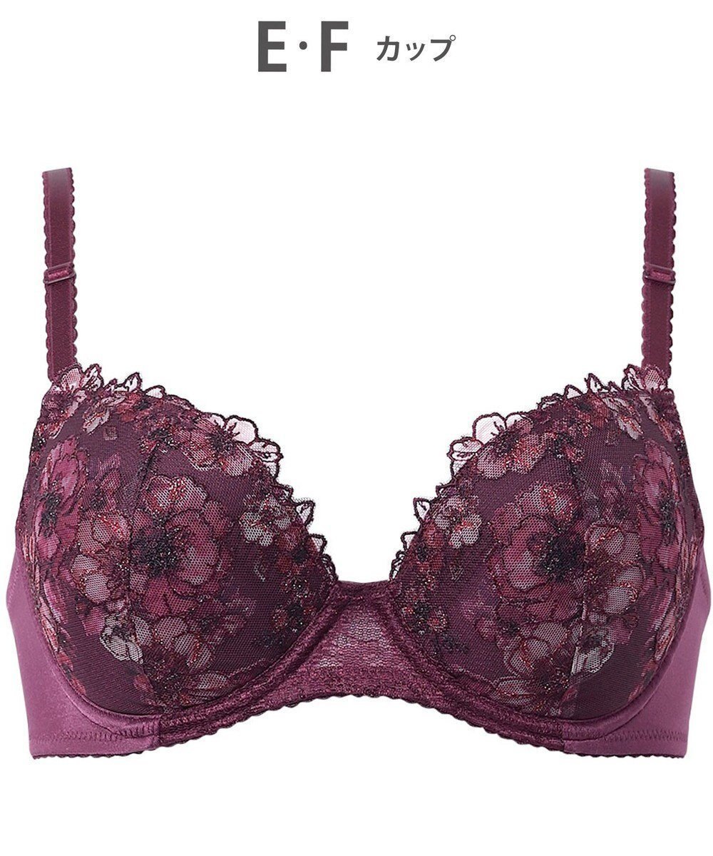 【ウィング/Wing】の【ナチュラルアップブラ】 AA~Gカップ展開 ふっくら自然なまるみでバストアップ KB2060 ウイング/ワコール インテリア・キッズ・メンズ・レディースファッション・服の通販 founy(ファニー) 　ファッション　Fashion　レディースファッション　Fashion for Women　おすすめ　Recommended / Our Picks　なめらか　Smooth, Silky Texture　アンダー　Underwear Essentials　フィット　Fit, Slim Fit　ブラジャー　Bra, Lingerie　ワイヤー　Wire, Wired Bra　エレガント 上品　Elegant　ワイン|ID: prp329100004466014 ipo3291000000035541819