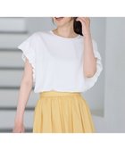 【エニィファム/any FAM】の【洗濯機可】ストレッチピケフリルTシャツ ホワイト|ID: prp329100004466034 ipo3291000000031978552
