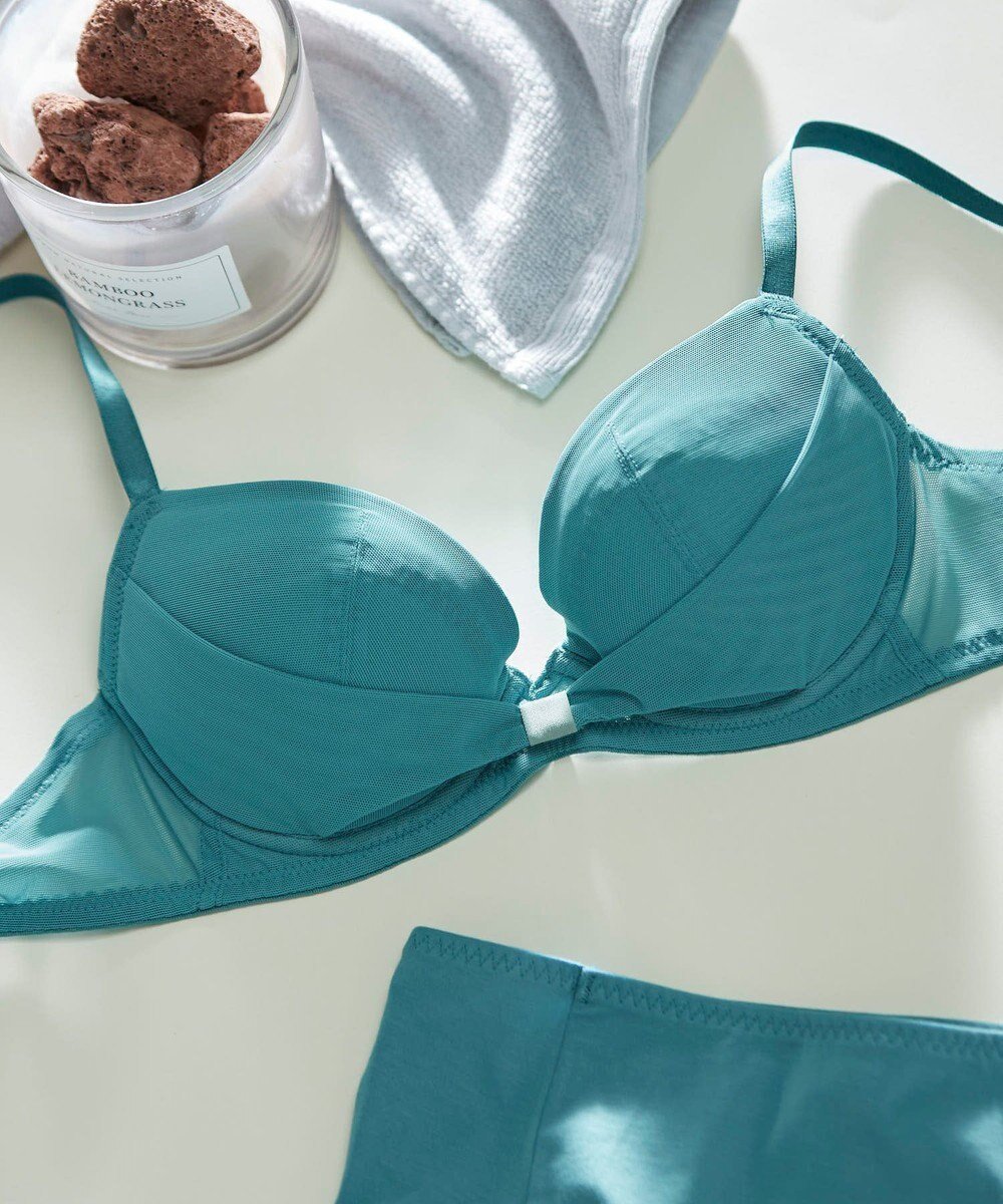 【ウンナナクール/une nana cool】の胸もとフィットをリボンでキープ リボンブラ インテリア・キッズ・メンズ・レディースファッション・服の通販 founy(ファニー) 　ファッション　Fashion　レディースファッション　Fashion for Women　アンダー　Underwear Essentials　フィット　Fit, Slim Fit　ブラジャー　Bra, Lingerie　リボン　Ribbon, Bow　GR|ID: prp329100004466124 ipo3291000000035699484