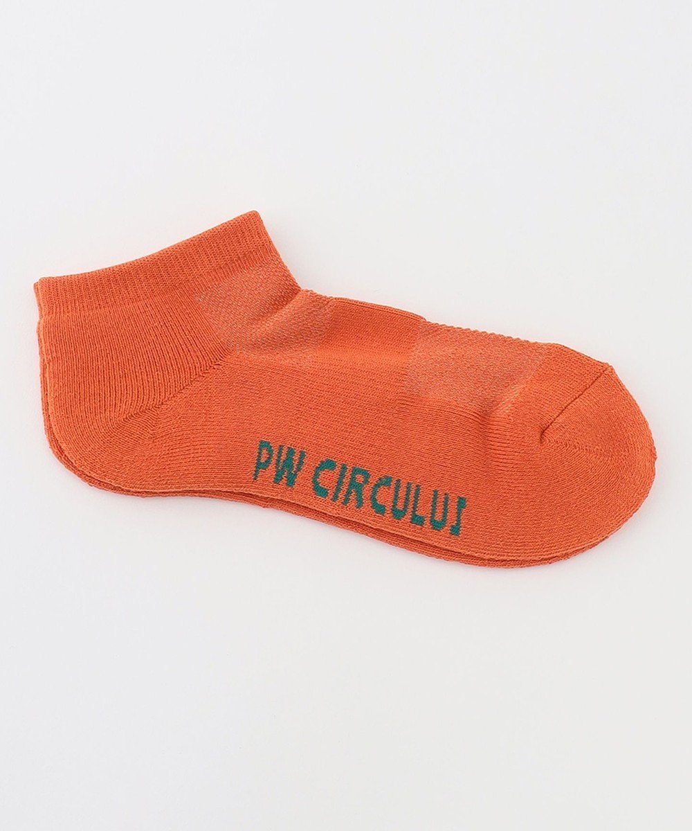 【ピーダブリュサーキュラス/PW CIRCULUS】の【WOMEN】【土踏まずをサポート】ロゴ ショートソックス インテリア・キッズ・メンズ・レディースファッション・服の通販 founy(ファニー) 　ファッション　Fashion　レディースファッション　WOMEN　ソックス　Socks　レッグウェア　Legwear　ショート　Short　ソックス　Socks　オレンジ|ID: prp329100004466147 ipo3291000000031636096