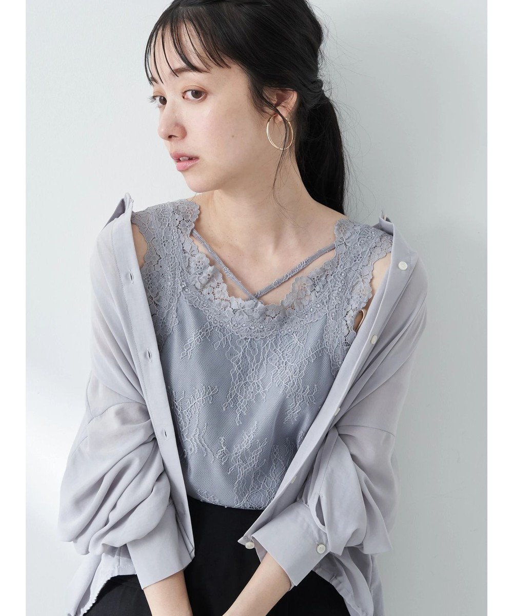 【アースミュージックアンドエコロジー/earth music&ecology】の総レースキャミソール 人気、トレンドファッション・服の通販 founy(ファニー) 　ファッション　Fashion　レディースファッション　WOMEN　トップス・カットソー　Tops/Tshirt　キャミソール / ノースリーブ　No Sleeves　インナー　Inner　キャミソール　Camisole　ストリング　String　ポケット　Pocket　レース　Race　切替　Switching　夏　Summer　春　Spring　S/S・春夏　Ss・Spring/Summer　 other-1|ID: prp329100004466160 ipo3291000000031851501