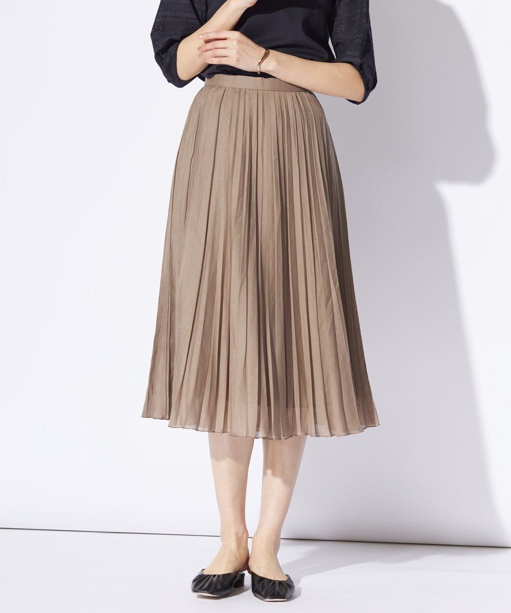 【ジェイ プレス/J.PRESS】のラミータンブラー プリーツ スカート インテリア・キッズ・メンズ・レディースファッション・服の通販 founy(ファニー) 　ファッション　Fashion　レディースファッション　Fashion for Women　スカート　Skirts　プリーツスカート / 上品フェミニンスタイル　Pleated Skirts　エレガント 上品　Elegant　春　Spring　タンブラー　Tumbler, Travel Mug　ダウン　Down, Puffer　デニム　Denim, Jeans Material　フェミニン　Feminine, Girly　プリーツ　Pleats, Pleated　リラックス　Relax, Relaxed Fit　ロング　Long, Long-Length　S/S・春夏　SS, Spring/Summer, Warm Season　夏　Summer　モカ系|ID: prp329100004466194 ipo3291000000034283282