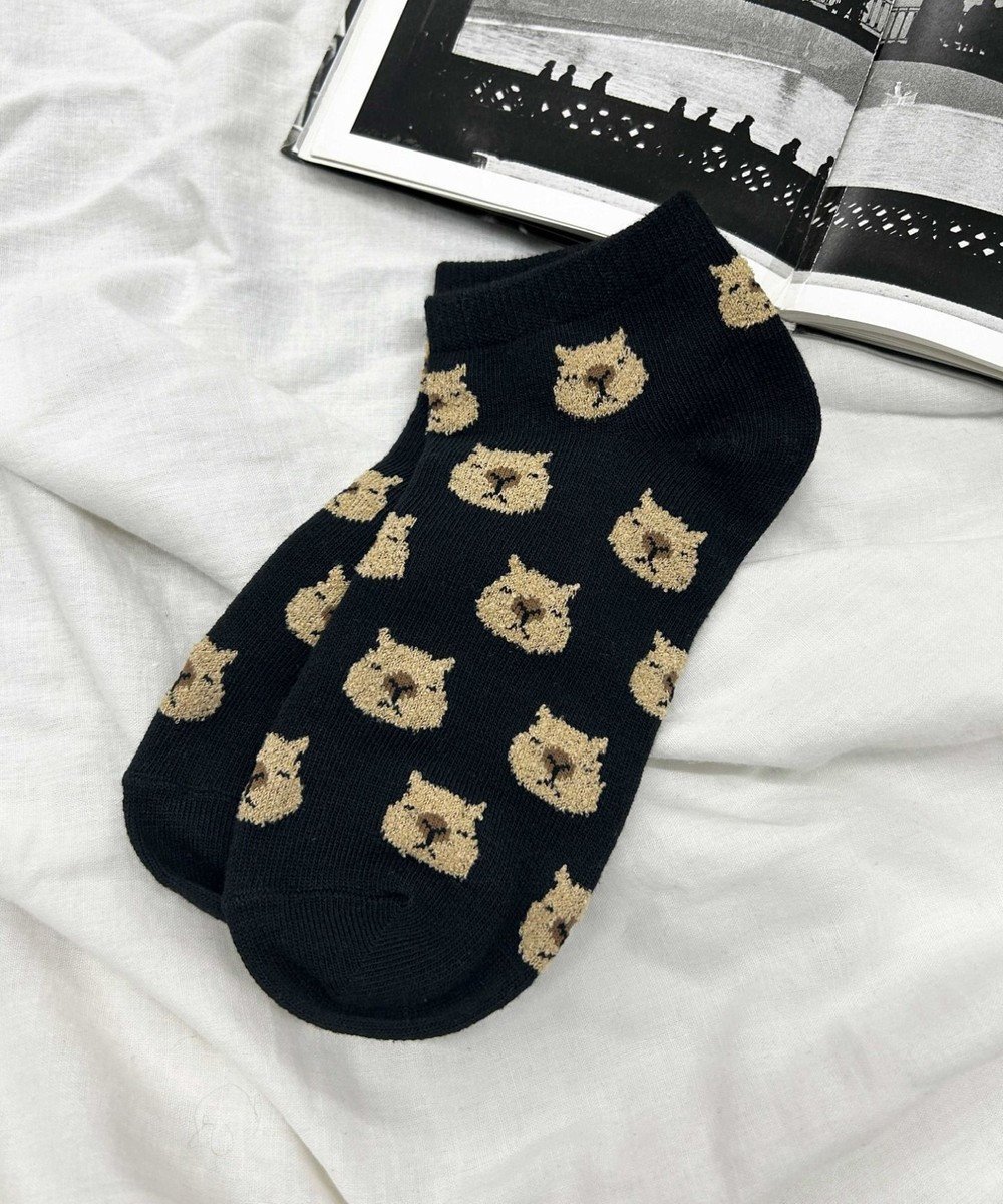 【ウィゴー/WEGO】のアニマル総柄ショートソックス インテリア・キッズ・メンズ・レディースファッション・服の通販 founy(ファニー) 　ファッション　Fashion　レディースファッション　Ladies' Fashion Online　ソックス　Socks　レッグウェア　Legwear　アニマル　Animal　ショート　Short　ソックス　Socks　フィット　Fit　再入荷　Restock/Back In Stock/Re Arrival　柄19|ID: prp329100004466220 ipo3291000000032468330
