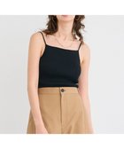 【ベイジ,/BEIGE,】の【洗える】SENNA / インナーカップ付きリブニットキャミソール Black|ID: prp329100004466337 ipo3291000000031834832