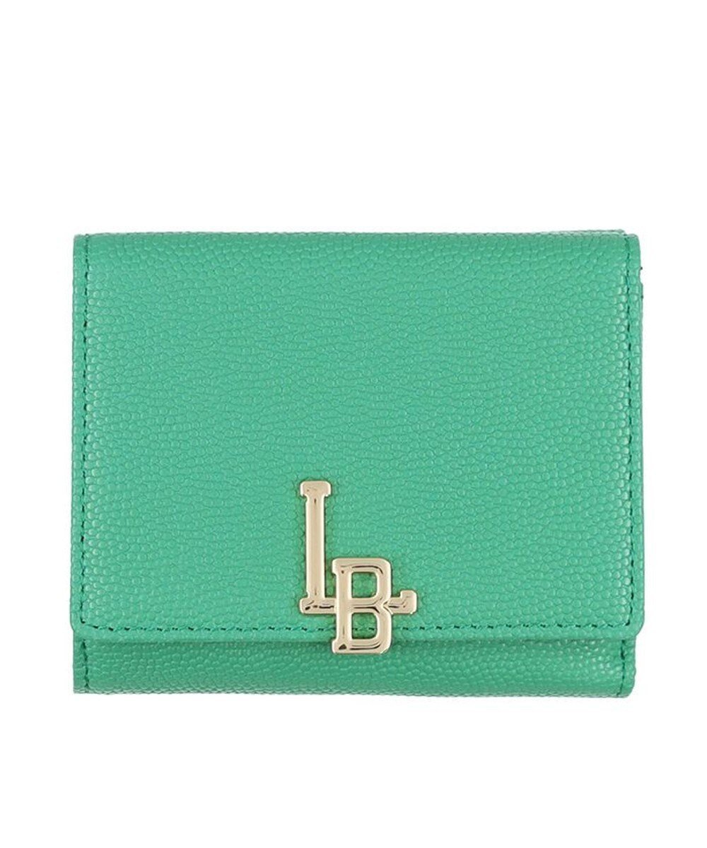 【ランバン オン ブルー/LANVIN en Bleu】のエルヴィー 三つ折り財布 インテリア・キッズ・メンズ・レディースファッション・服の通販 founy(ファニー) 　ファッション　Fashion　レディースファッション　Ladies' Fashion Online　財布　Wallets　クラシカル　Classical　シンプル　Simple　ブローチ　Brooch　モチーフ　Motif　エレガント 上品　Elegant　財布　Wallet　グリーン|ID: prp329100004466395 ipo3291000000032650821