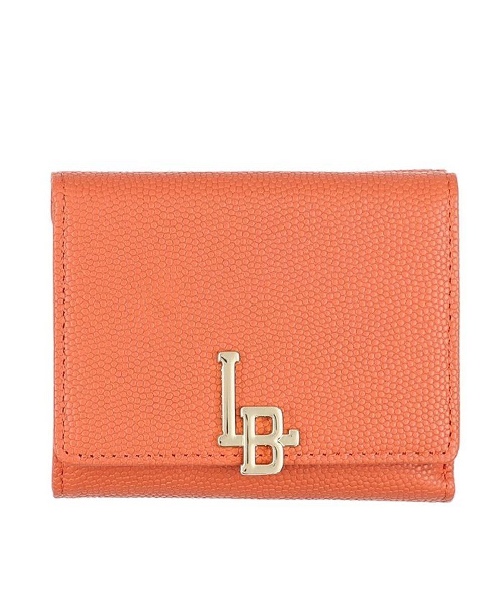 【ランバン オン ブルー/LANVIN en Bleu】のエルヴィー 三つ折り財布 インテリア・キッズ・メンズ・レディースファッション・服の通販 founy(ファニー) 　ファッション　Fashion　レディースファッション　Ladies' Fashion Online　財布　Wallets　クラシカル　Classical　シンプル　Simple　ブローチ　Brooch　モチーフ　Motif　エレガント 上品　Elegant　財布　Wallet　サーモンピンク|ID: prp329100004466395 ipo3291000000032650822