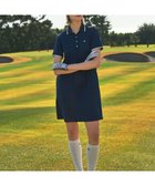 【23区 ゴルフ/NIJYUSANKU GOLF】の【WOMEN】【吸水速乾/UVカット】1枚で様になる!待望のポロシャツ ワンピース ストレッチ性抜群 ネイビー系|ID: prp329100004466439 ipo3291000000031834610