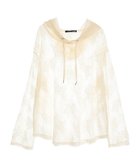 【グリーンパークス/Green Parks】の・SUGAR SPOON シアーレースフーディー Ivory|ID: prp329100004466478 ipo3291000000032656404