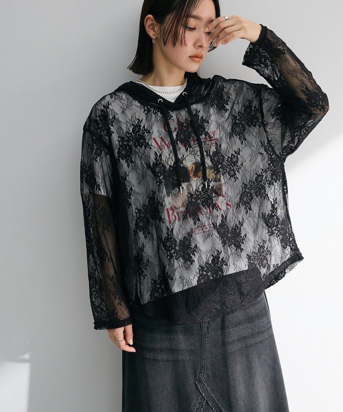 【グリーンパークス/Green Parks】の・SUGAR SPOON シアーレースフーディー インテリア・キッズ・メンズ・レディースファッション・服の通販 founy(ファニー) https://founy.com/ ファッション Fashion レディースファッション Fashion for Women トップス・カットソー Cut & Sew Tops レディースパーカー・カジュアルフーディー Casual Hoodies & Sweatshirts スウェット・クルーネックトップス Sweatshirts & Crewnecks / Relaxed Fit Sweat Tops おすすめ Recommended / Our Picks インナー Innerwear シアー Sheer, See-Through ジャケット Jacket, Outerwear スウェット / スエット Sweatshirt, Sweatwear フェミニン Feminine, Girly ポケット Pocket, Pocket Detail レース Lace, Lace Fabric 夏 Summer 春 Spring S/S・春夏 SS, Spring/Summer, Warm Season |ID: prp329100004466478 ipo3291000000032656407
