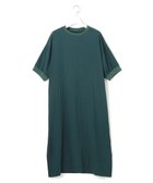 【ジェイプレスヨークストリート/J.PRESS YORK STREET】の【WOMEN】ワッシャーニットコンビ ワンピース ダークグリーン系|ID: prp329100004466504 ipo3291000000031345553