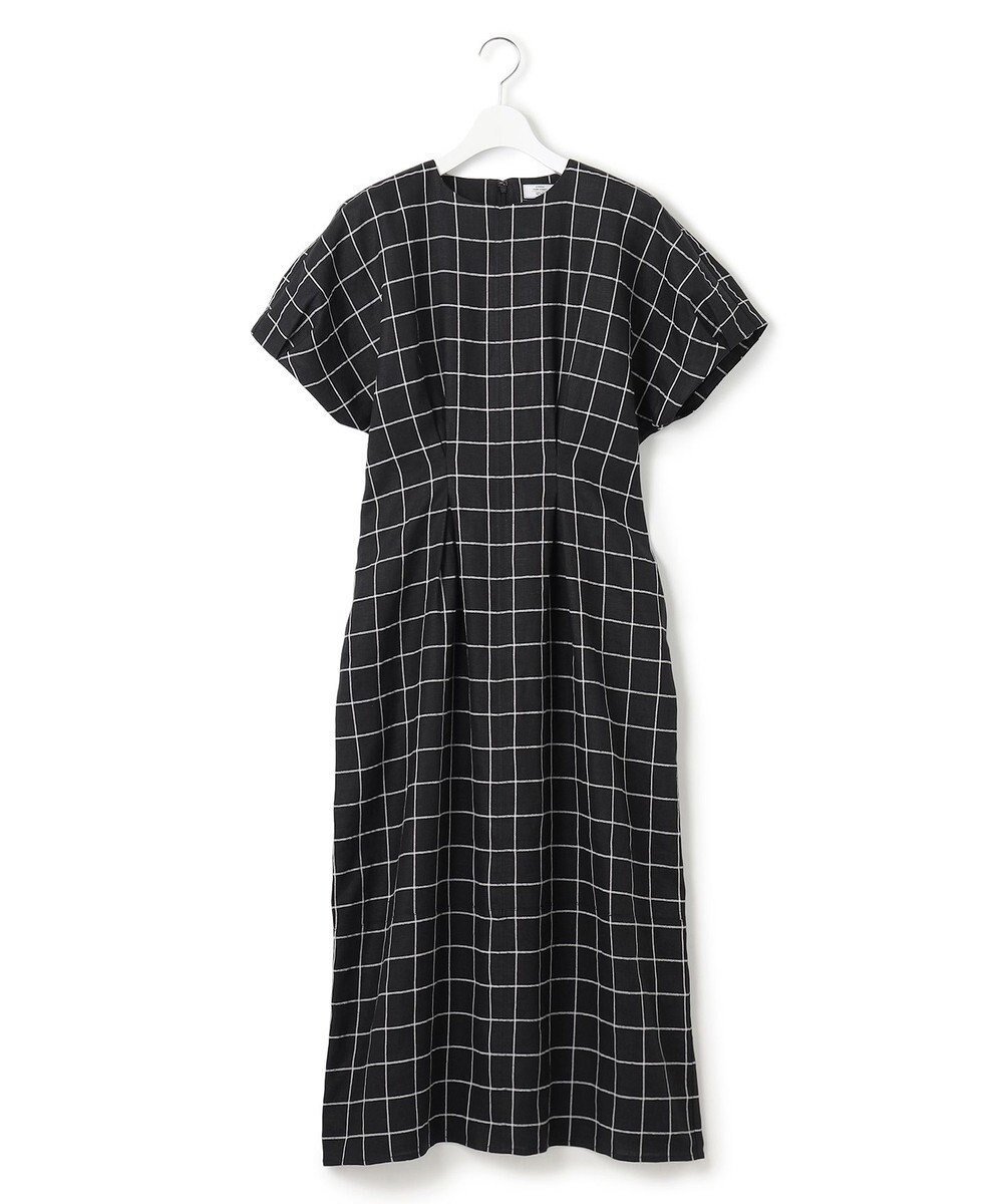 【ジェイプレスヨークストリート/J.PRESS YORK STREET】の【WOMEN】リネンライクイージーフィット ワンピース インテリア・キッズ・メンズ・レディースファッション・服の通販 founy(ファニー) 　ファッション　Fashion　レディースファッション　WOMEN　ワンピース　Dress　アクセサリー　Accessories　春　Spring　サンダル　Sandals　シンプル　Simple　スニーカー　Sneakers　スリーブ　Sleeve　ドレス　Dress　人気　Popularity　フレア　Flare　フレンチ　French　ポケット　Pocket　リネン　Linen　リラックス　Relax　S/S・春夏　Ss・Spring/Summer　夏　Summer　ブラック系3|ID: prp329100004466508 ipo3291000000032039947