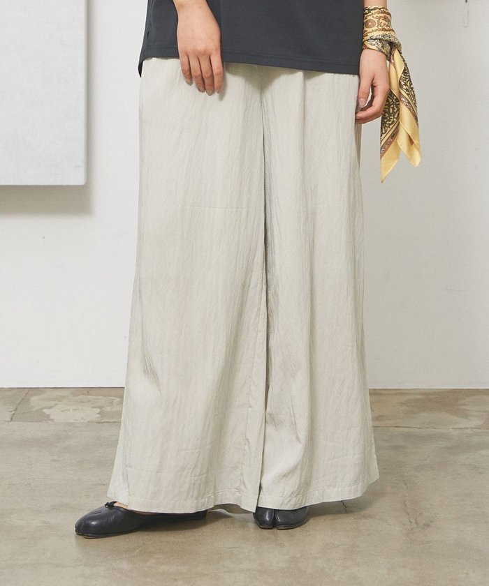 【ジェイプレスヨークストリート/J.PRESS YORK STREET】の【WOMEN】ワッシャーリラックス ワイドパンツ インテリア・キッズ・メンズ・レディースファッション・服の通販 founy(ファニー) https://founy.com/ ファッション Fashion レディースファッション Ladies' Fashion Online パンツ Pants 春 Spring カラフル Colorful サンダル Sandals シューズ Shoes シンプル Simple スニーカー Sneakers ソックス Socks タンブラー Tumbler ドレープ Drape ドローストリング Drawstring バレエ Ballet ポケット Pocket ワイド Wide S/S・春夏 Ss・Spring/Summer おすすめ Recommend 夏 Summer |ID: prp329100004466515 ipo3291000000032647118