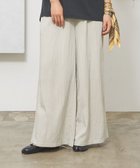 【ジェイプレスヨークストリート/J.PRESS YORK STREET】の【WOMEN】ワッシャーリラックス ワイドパンツ ライトグレー系|ID: prp329100004466515 ipo3291000000032647120