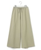 【ジェイプレスヨークストリート/J.PRESS YORK STREET】の【WOMEN】リネンライクリラックス ワイドパンツ ライトグリーン系|ID: prp329100004466519 ipo3291000000032040108
