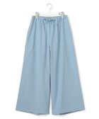 【ジェイプレスヨークストリート/J.PRESS YORK STREET】の【WOMEN】リネンライクリラックス ワイドパンツ ダルブルー系|ID: prp329100004466519 ipo3291000000032040109