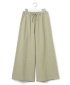 【ジェイプレスヨークストリート/J.PRESS YORK STREET】の【WOMEN】リネンライクリラックス ワイドパンツ ライトグリーン系|ID: prp329100004466519 ipo3291000000032647133