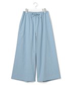 【ジェイプレスヨークストリート/J.PRESS YORK STREET】の【WOMEN】リネンライクリラックス ワイドパンツ ダルブルー系|ID: prp329100004466519 ipo3291000000033584766