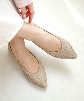 【ポインター/Pointer】の【本革/滑りにくい】編み込みパンプス 人気、トレンドファッション・服の通販 founy(ファニー) ファッション Fashion レディースファッション WOMEN |ID:prp329100004466524